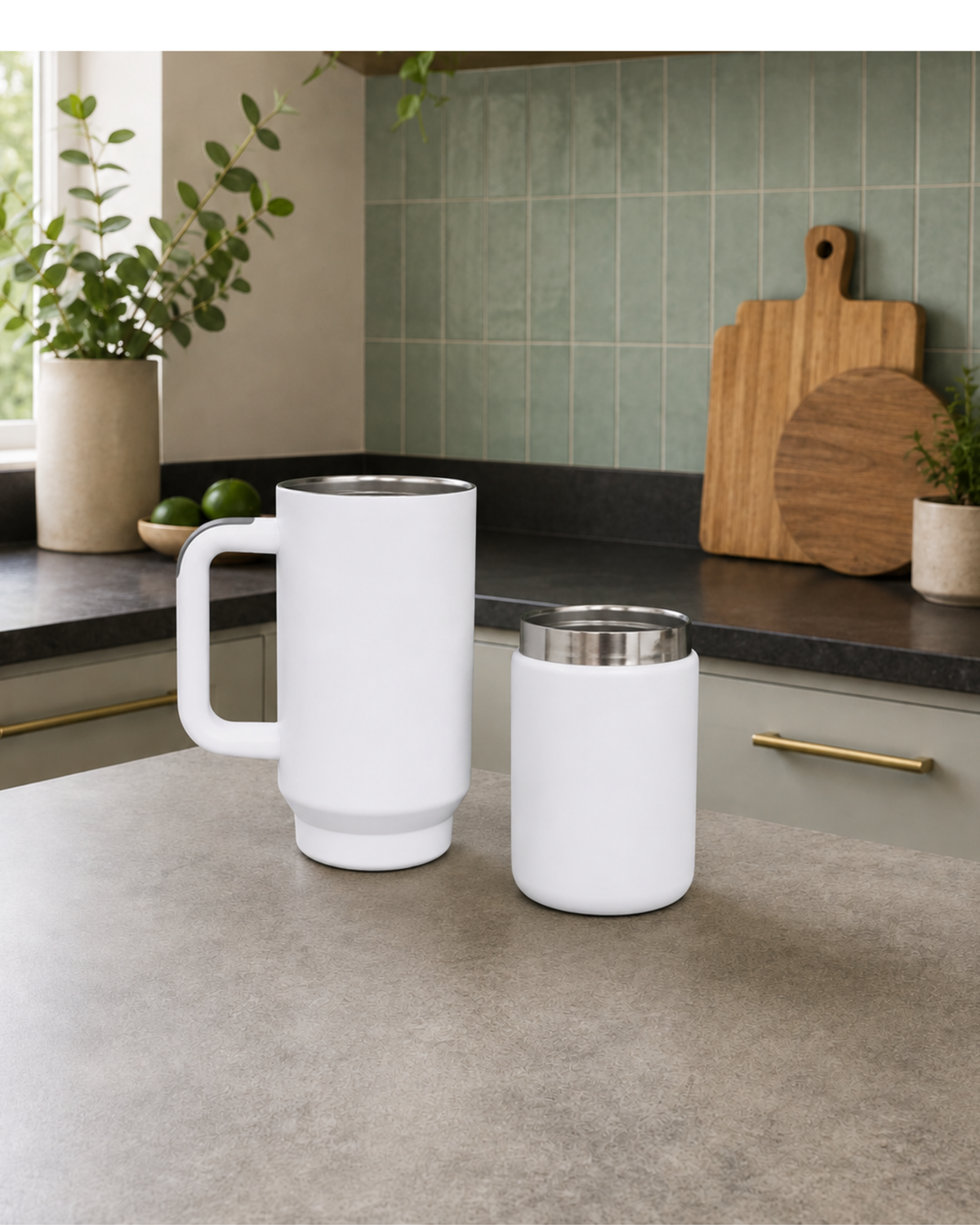 Tumbler Premium 2 en 1 para Dos Bebidas | Acero Inoxidable 304 | Antifugas | 1200 ml (40 oz)