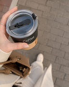Taza Térmica Premium CAR COFFEE CUP con Tapa Hermética y Pitillo | Acero Inoxidable 304 | 420 ml