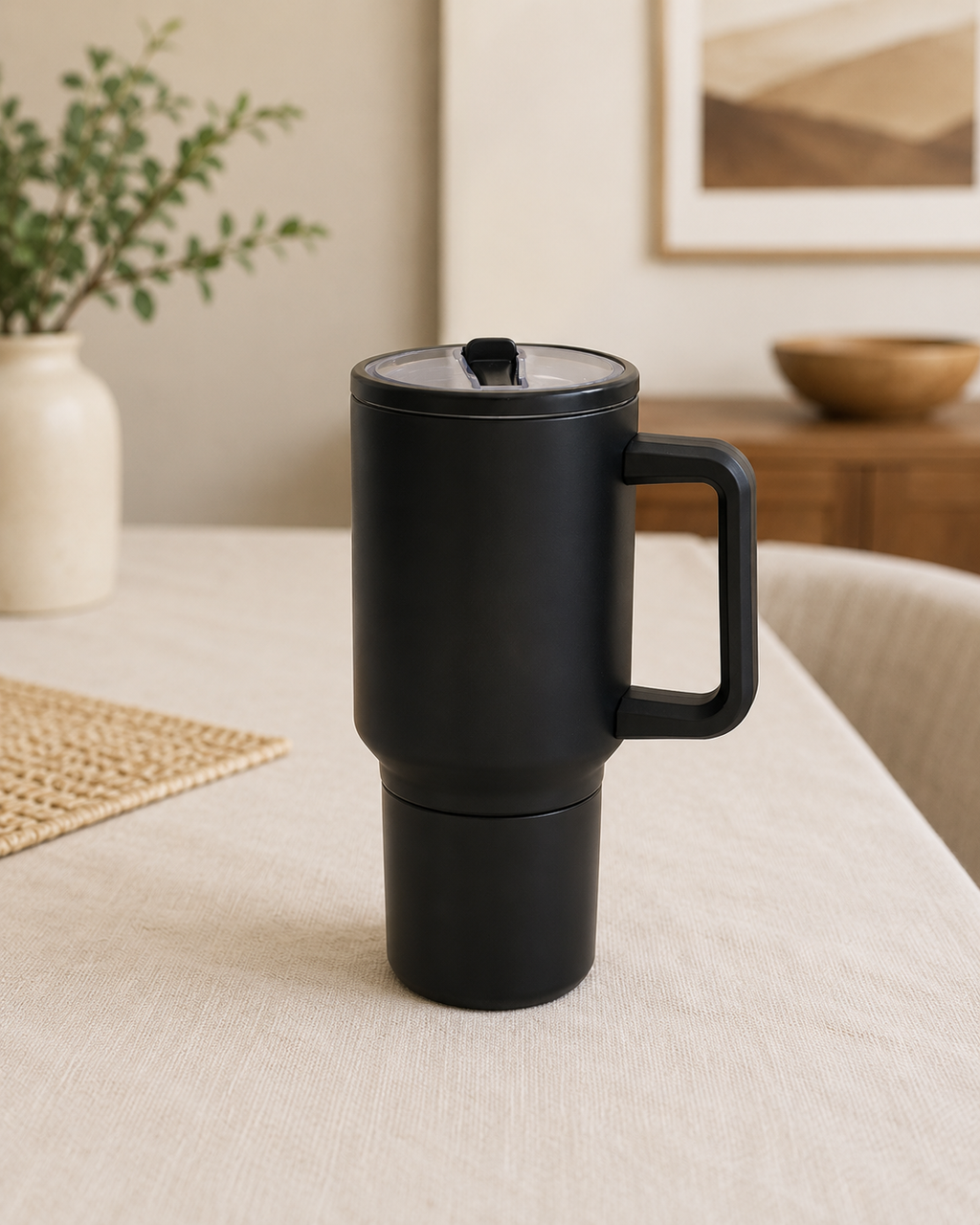 Tumbler Premium 2 en 1 para Dos Bebidas | Acero Inoxidable 304 | Antifugas | 1200 ml (40 oz)