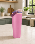 Termo Premium Fiesta con Asa Ergonómica | Acero Inoxidable de Doble Pared | 30 oz (887 ml)