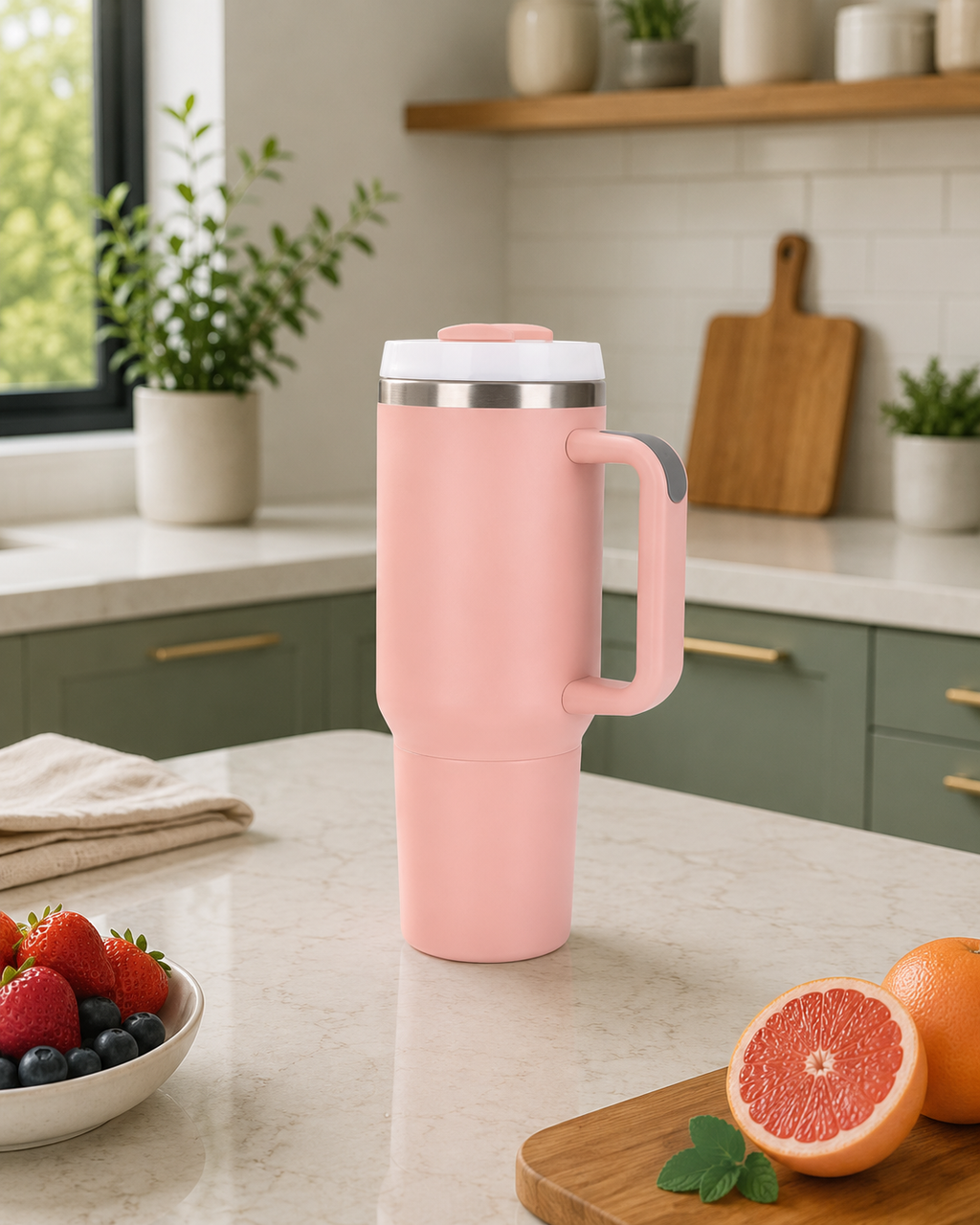 Tumbler Premium 2 en 1 para Dos Bebidas | Acero Inoxidable 304 | Antifugas | 1200 ml (40 oz)