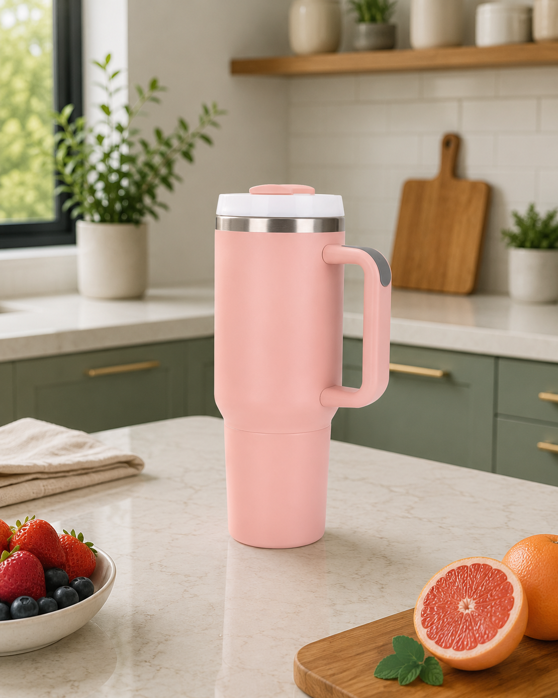 Tumbler Premium 2 en 1 para Dos Bebidas | Acero Inoxidable 304 | Antifugas | 1200 ml (40 oz)
