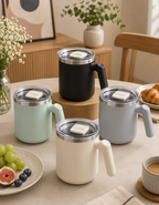 Taza de Café Térmica Portátil FANCY TEA™ con Tapa Hermética | Acero Inoxidable 304 | 430 ml