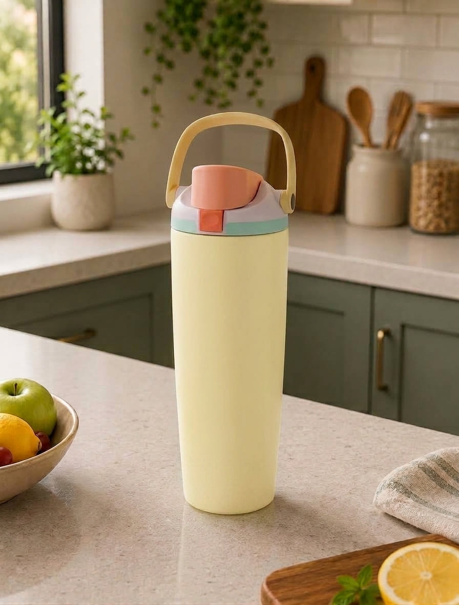 Termo Premium Fiesta con Asa Ergonómica | Acero Inoxidable 304 | 30 oz (887 ml)