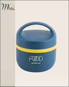 Portacomidas Térmico Premium de 1 Nivel con Plato Interior | Acero Inoxidable 304 | 1500 ml