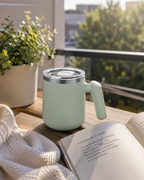 Taza de Café Térmica Portátil FANCY TEA con Tapa Hermética | Acero Inoxidable 304 | 430 ml
