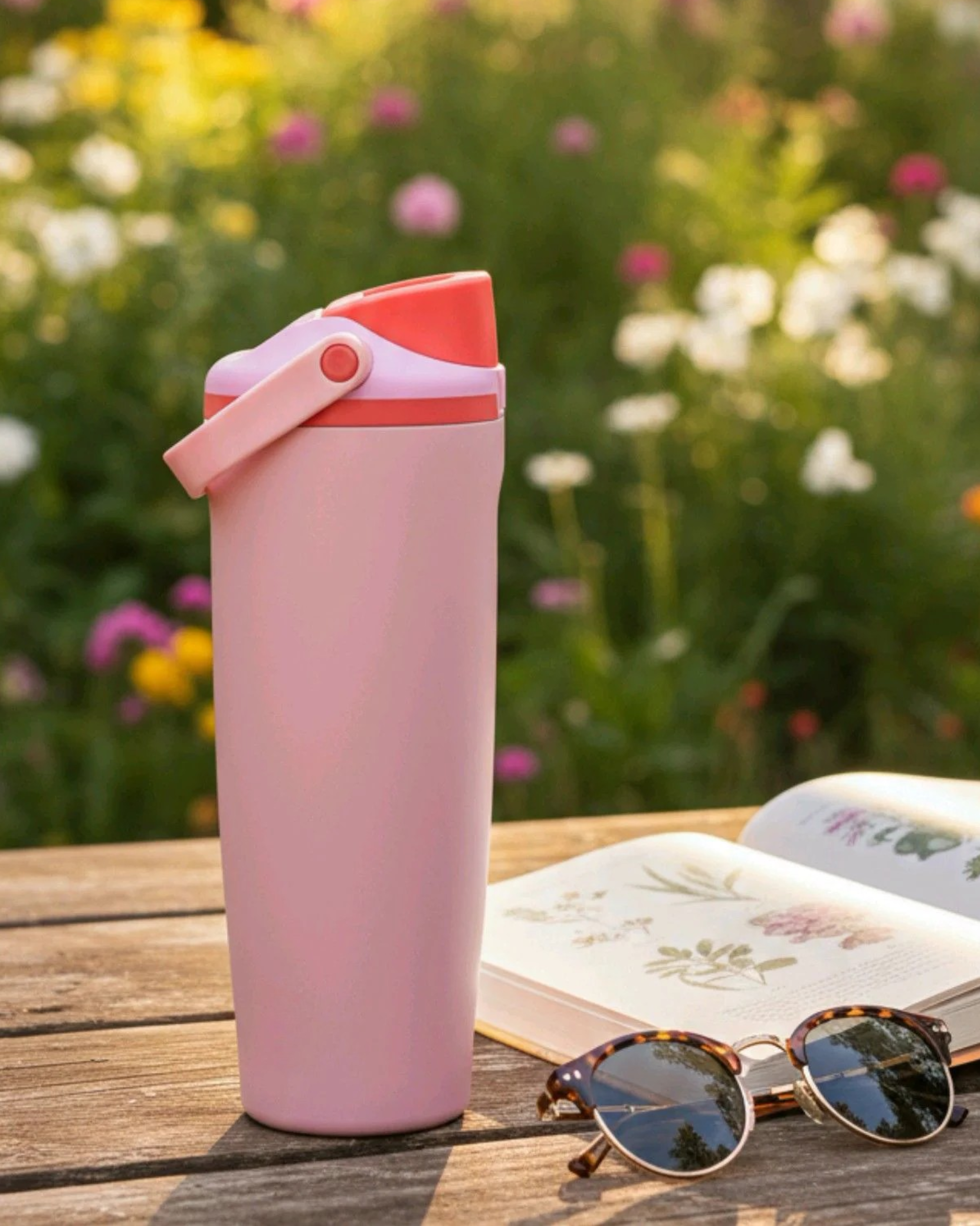 Termo Premium Fiesta con Asa Ergonómica | Acero Inoxidable de Doble Pared | 30 oz (887 ml)