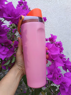 Termo Premium Fiesta con Asa Ergonómica | Acero Inoxidable 304 | 30 oz (887 ml)