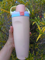 Termo Premium Fiesta con Asa Ergonómica | Acero Inoxidable 304 | 30 oz (887 ml)